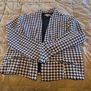 Houndstooth blazer Roz & Ali